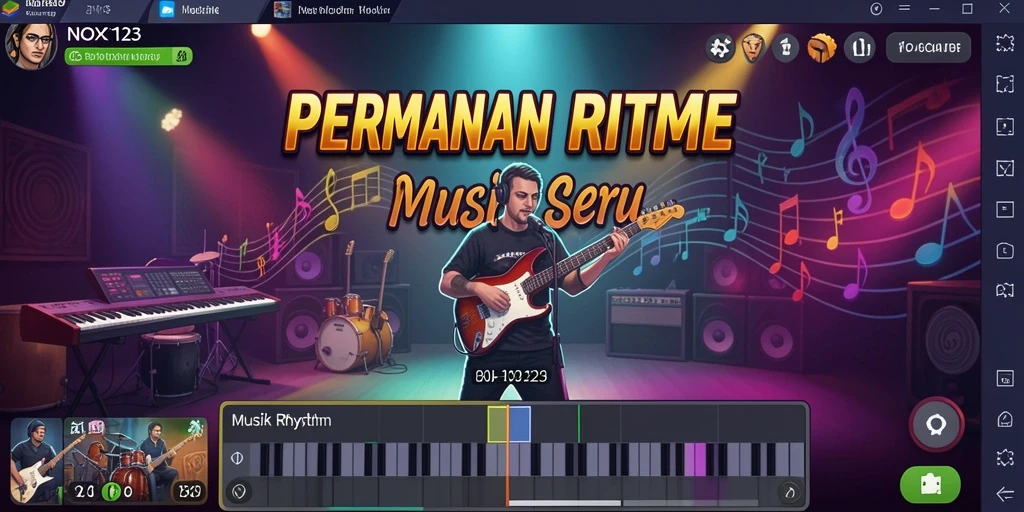Tampilan antarmuka permainan NOX123 yang menarik dan interaktif.
