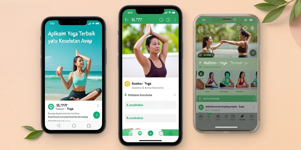 Tampilan antarmuka aplikasi SL777 yang intuitif dan mudah dinavigasi.